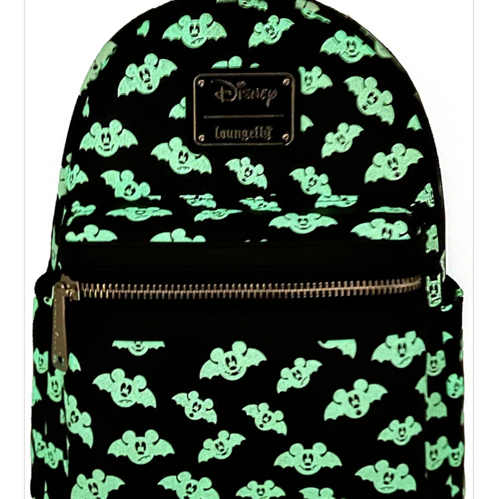 Disney Totally Batty Mickey Bat AOP Mini Backpack